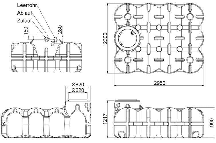 AquaFit 15.000L - Citerne d'eau plate