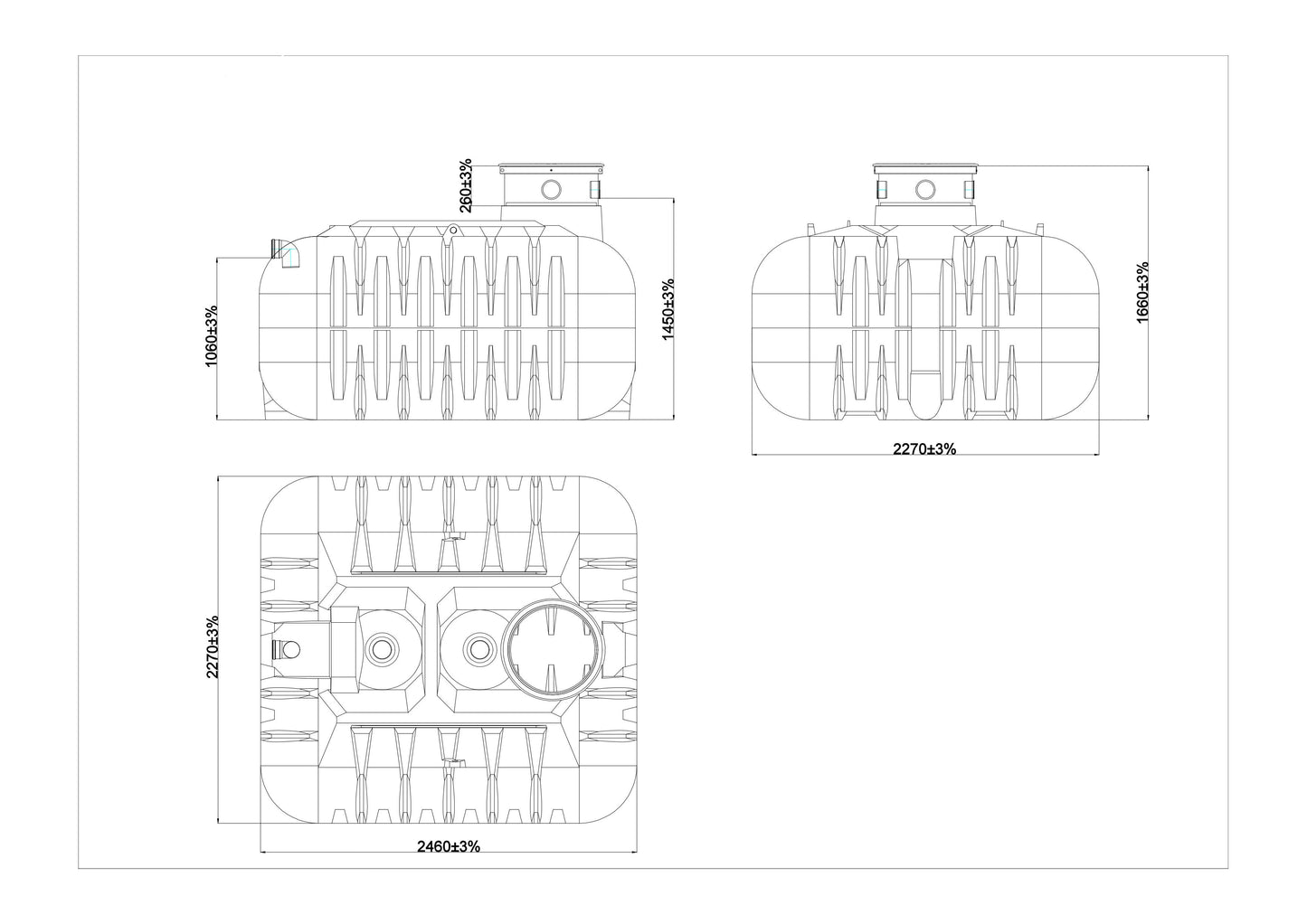 Ecoline 5500L - Regenwater tank