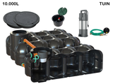 Regenwater pakket 10.000L - Tuin