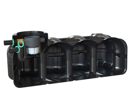 Regenwaterput 5000L aanzicht pakket