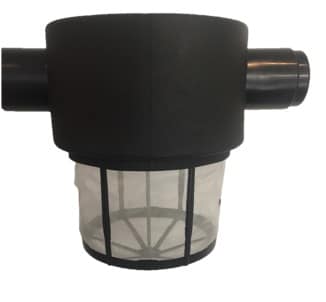 Panier filtrant intégré + siphon de trop-plein