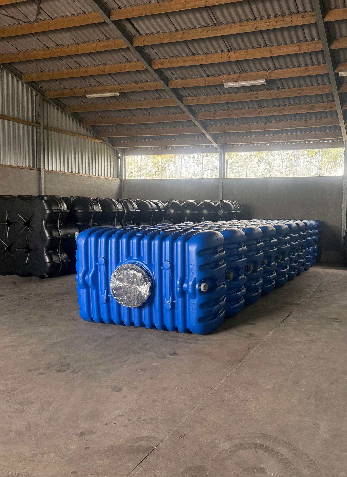 4Rain regenwaterput 3000L ondergronds geplaatst