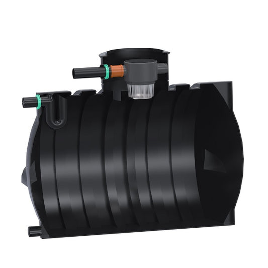 Ingebouwde filtermand + overloop sifon