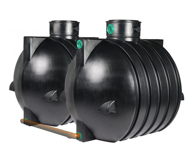 Ozeanis 12.000L - Ondergrondse PE regenwaterput (2 x 6000L)