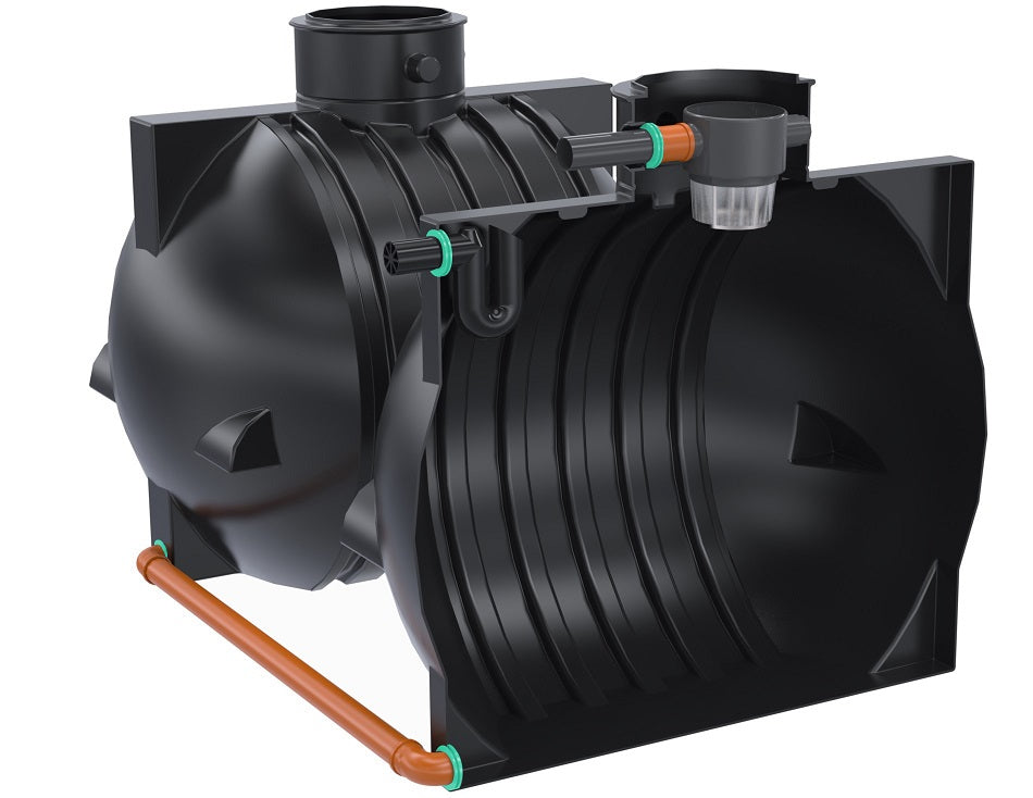 Ozeanis 12.000L - Ondergrondse PE regenwaterput (2 x 6000L)