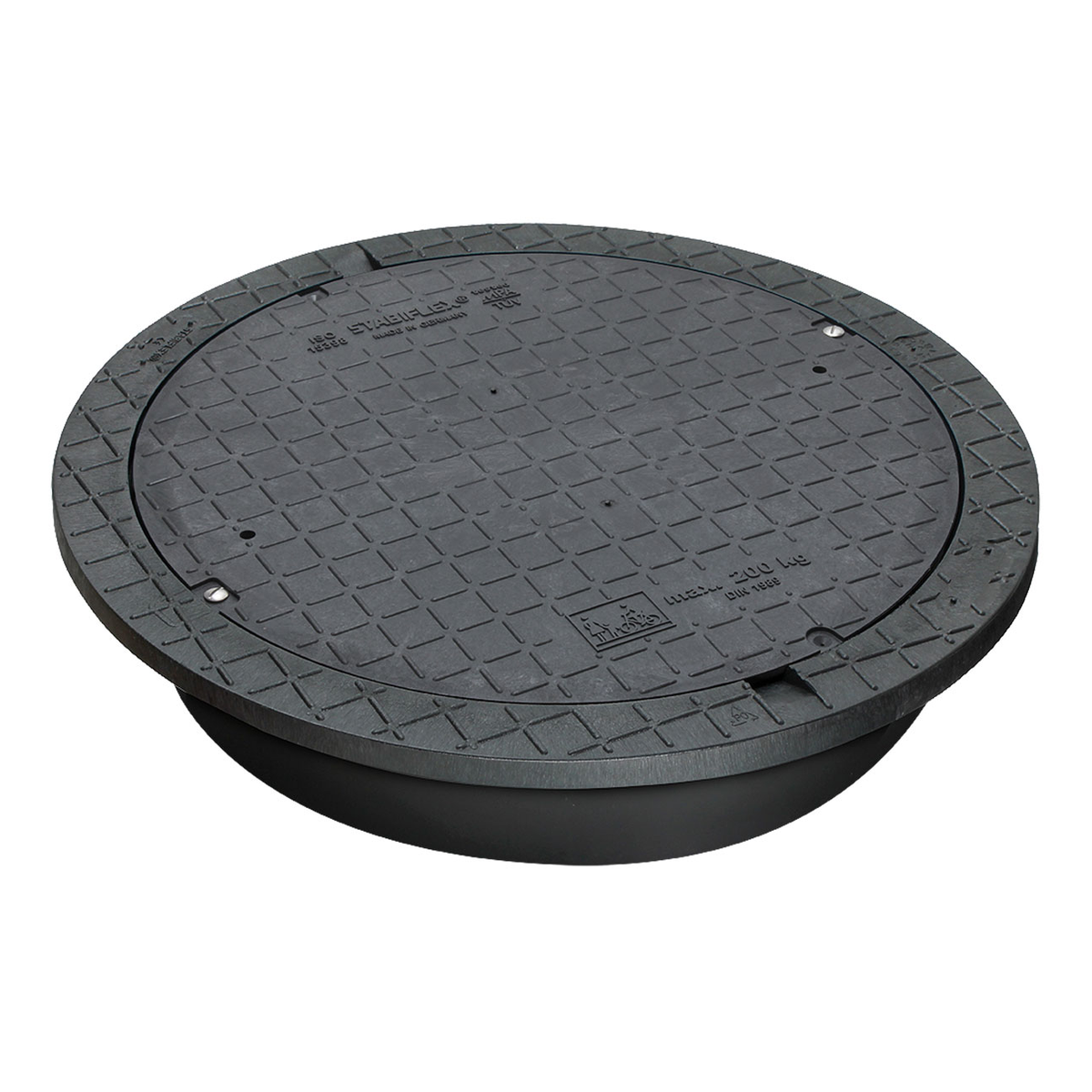 Stabiflex afdekking regenwaterput 200kg beloopbaar