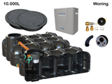 Regenwater pakket 10.000L - Woning