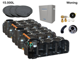 Regenwater pakket 15.000L - Woning
